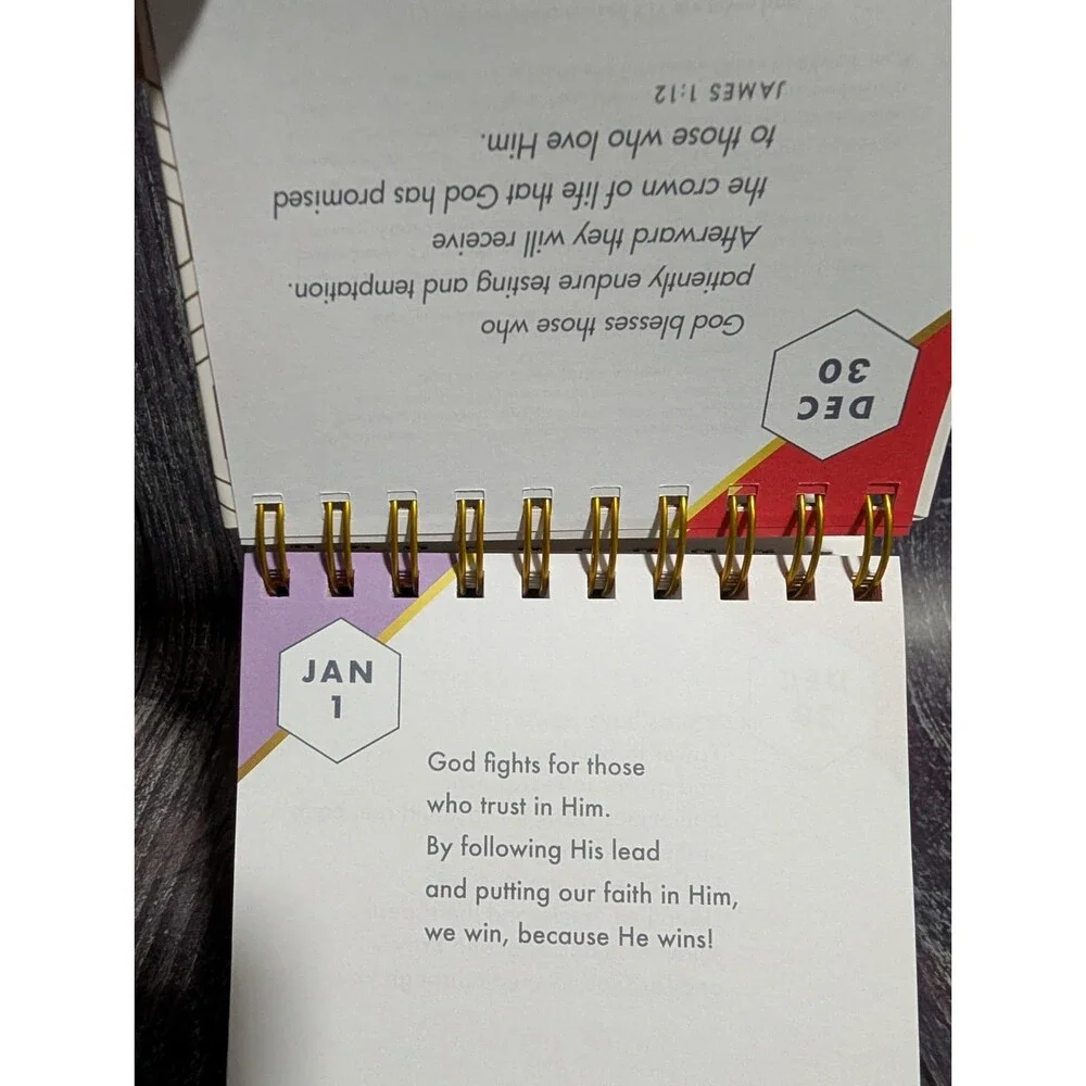 One Step Closer 366 Steps In Jesus Direction Inspirational Daily Calendar Spiral